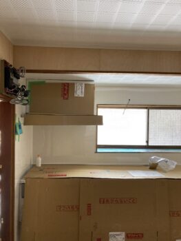 2/21 彦根市N様邸キッチン改修リフォーム　