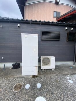 12/19　東近江市　エコキュート交換工事