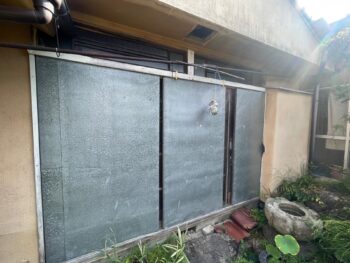 1/19　東近江市　掃き出し窓交換工事