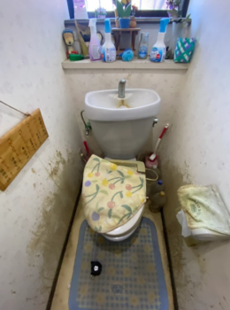8/29　東近江市　トイレ交換