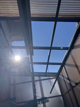 1/24　東近江市　波板修繕リフォーム！！