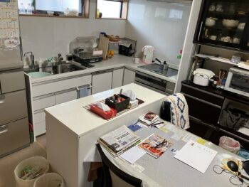 7/21　長浜市　システムキッチン工事が完成しました。